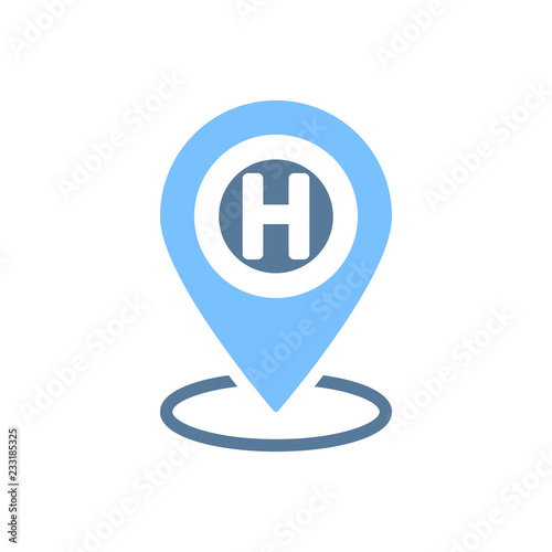 Hospital Location Icon