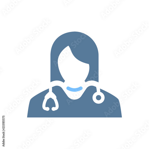 Woman Doctor Icon