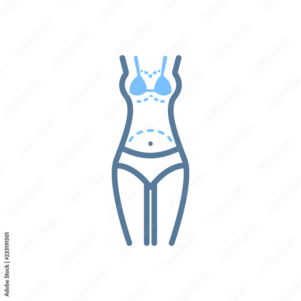 Fototapeta premium Diet Control Icon