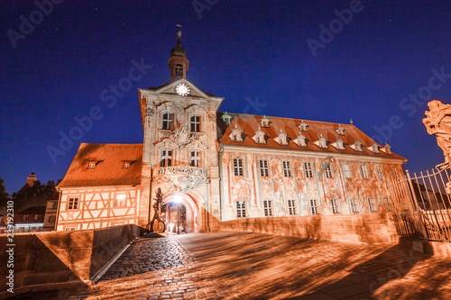 Obraz na płótnie Evening in Bamberg w salonie