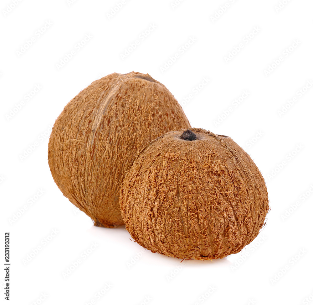 coconut isolated on white background coconut isolated on white background