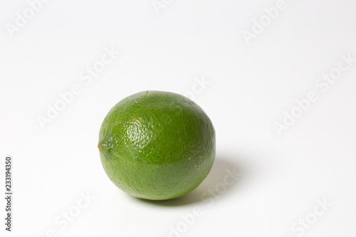 Lime on White