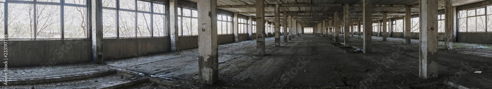 Abandoned plant panorama Abandoned plant panorama