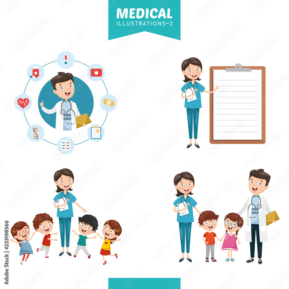 Vector Illustration Of Medical Vector Illustration Of Medical