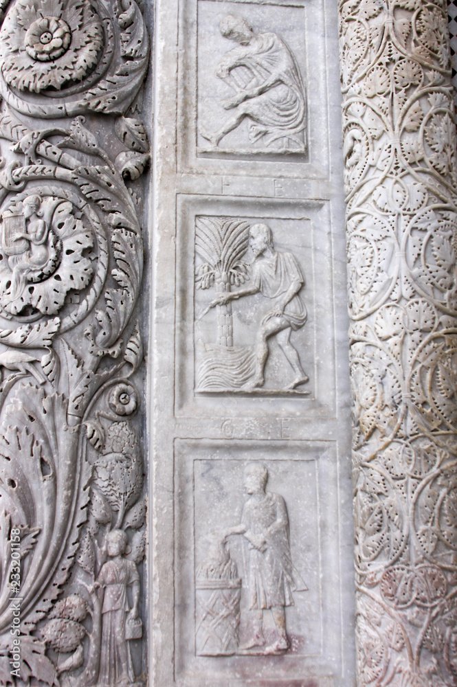 stone carving