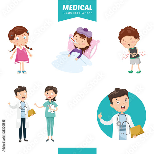 Vector Illustration Of Medical