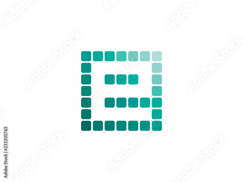 E letter logo vector design
