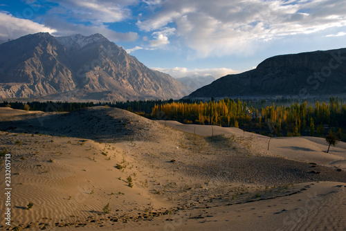 Sand desert at skardu. Northern Area Pakistan
