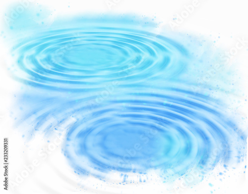 Abstract blue water ripples background