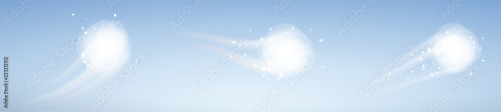 Schneeball im Flug - Set