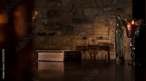 interior of old room