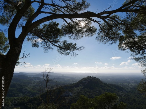 The views from the terrace take in Cabrera, Cap de Formentor and several other hilltop sanctuaries dotted across the plain