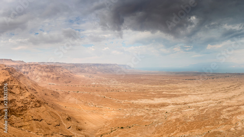 Masada in Israel and the judean desert