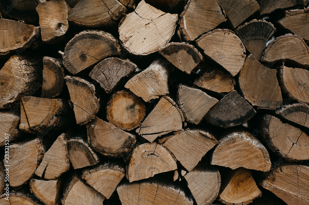 firewood log texture. rural cozy background. Natural, organic firewood log texture. rural cozy background. Natural, organic
