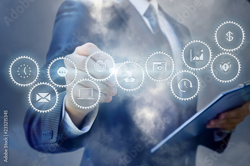 The concept is the optimization of the existing business system.