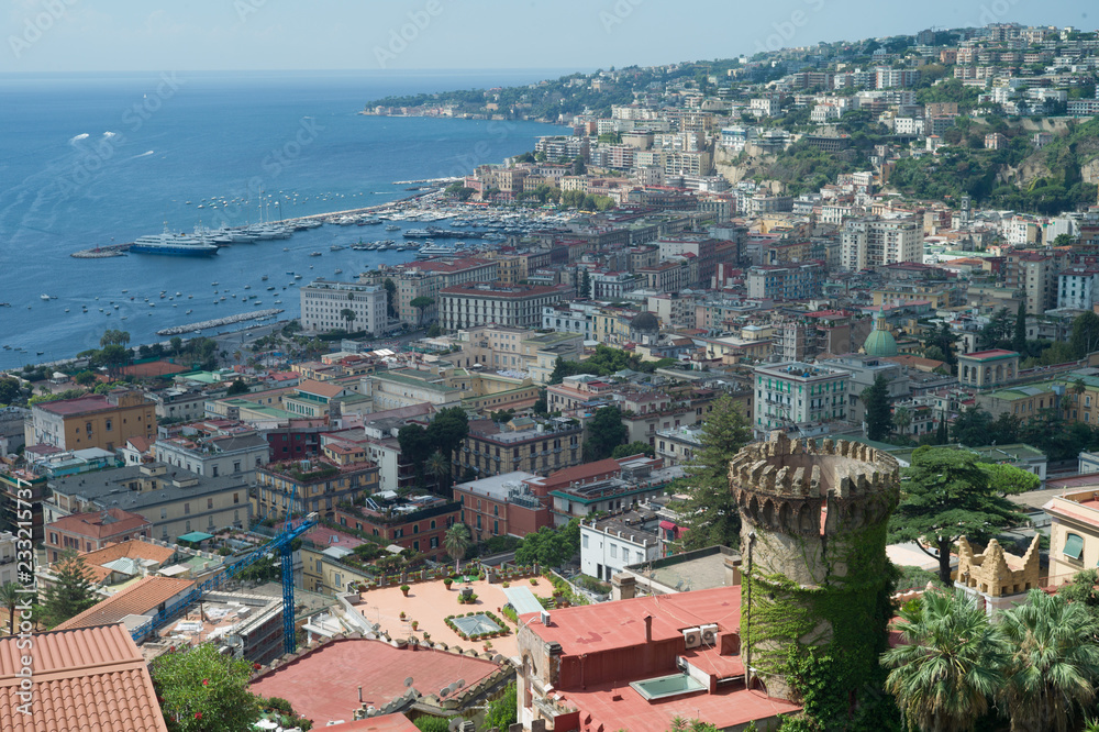 Naples, panorama from Vomero quarter