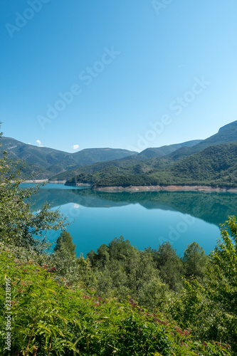 Baserca reservoir in the Pyrenees in Summer © vicenfoto