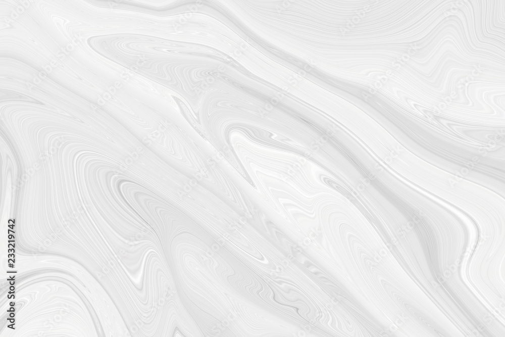 Gray background. Waves with a marble pattern.