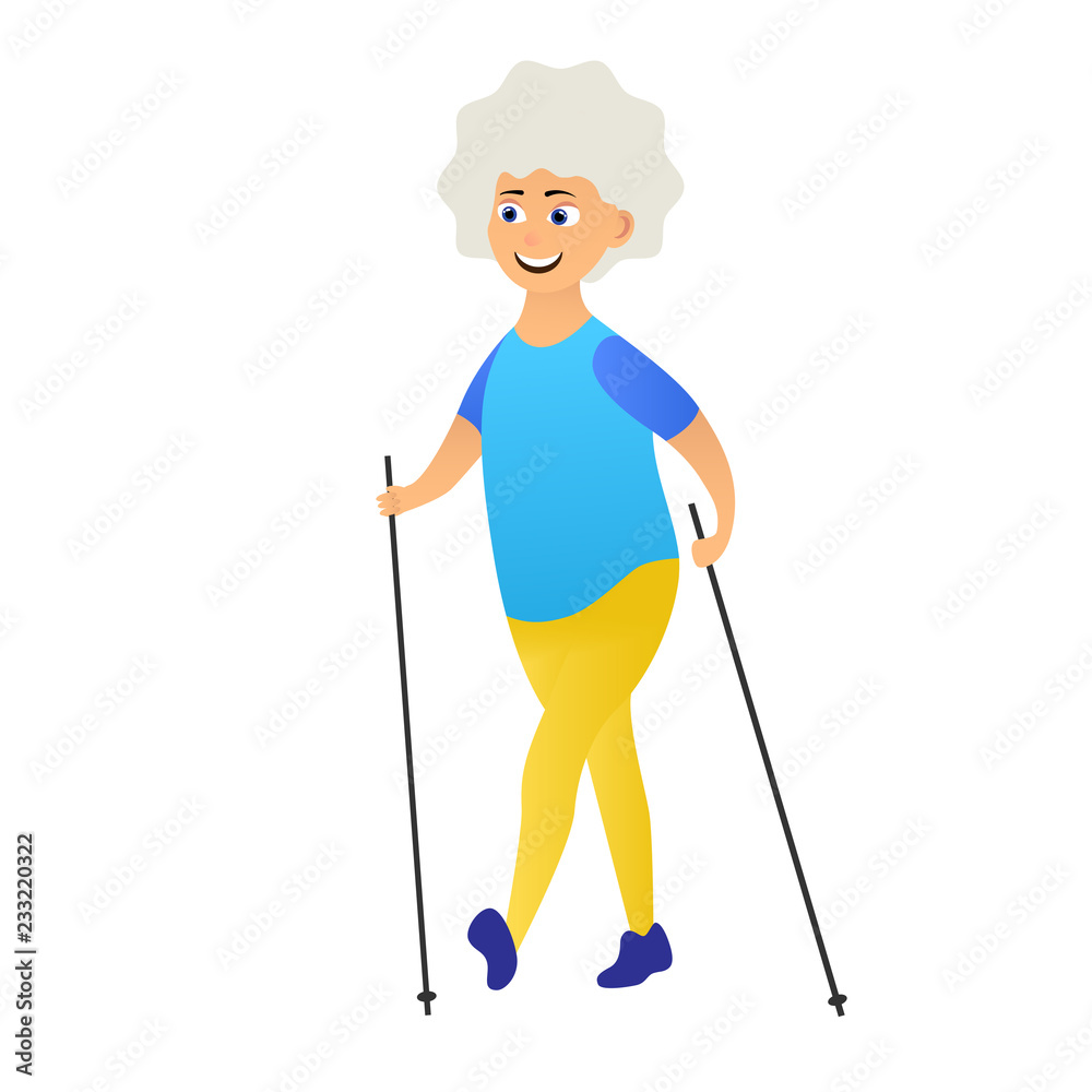 Walking with sticks sport 2025