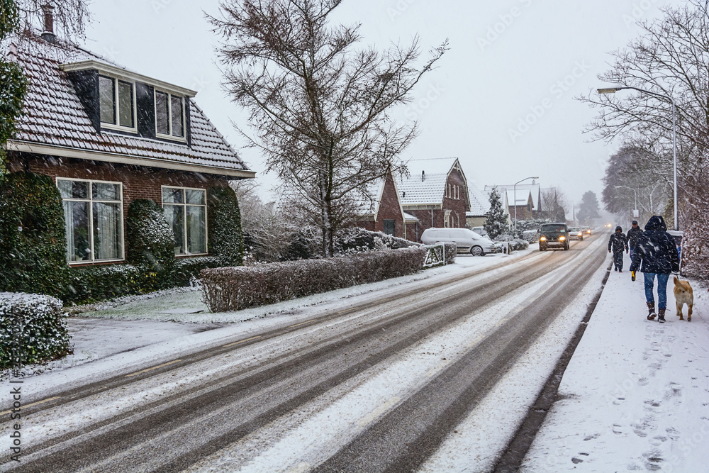 snowfall in Holland