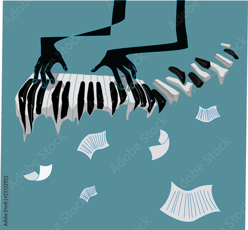 Creative Jazz,Piano,Music poster photo