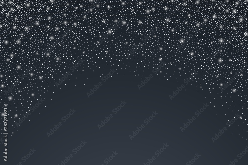 Snow falling Christmas background