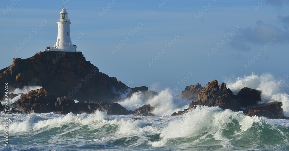 La Corbiere lighthouse, Jersey, U.K.
Coastal landmark in dramatic weather.