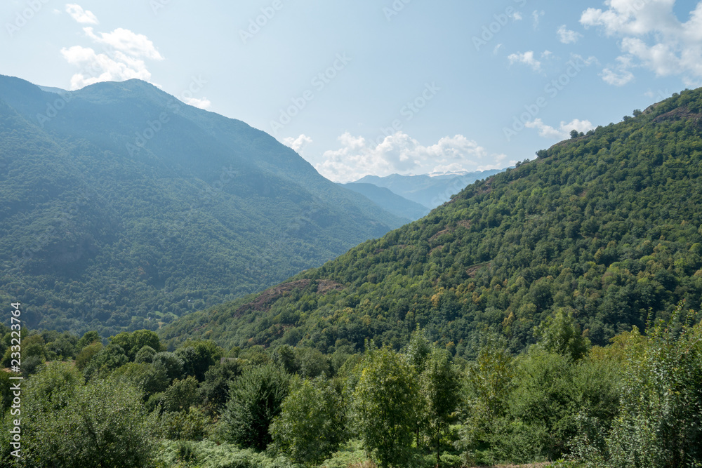 Baqueira mountains in summer, Valle de Aran