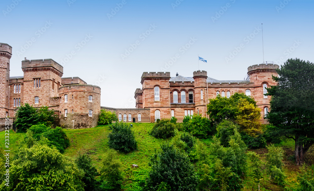 Inverness Castle in Inverness, Scotland
