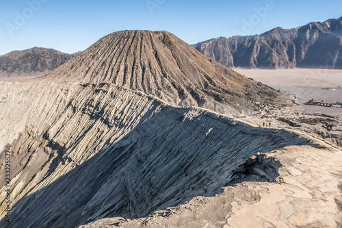 Mount Bromo at sunrise in Bromo Tengger Semeru National Park  East Java  Indonesia.