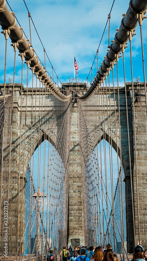 Obraz premium Color Brooklyn Bridge