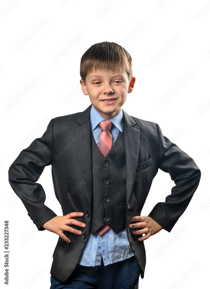 Portrait of schoolboy