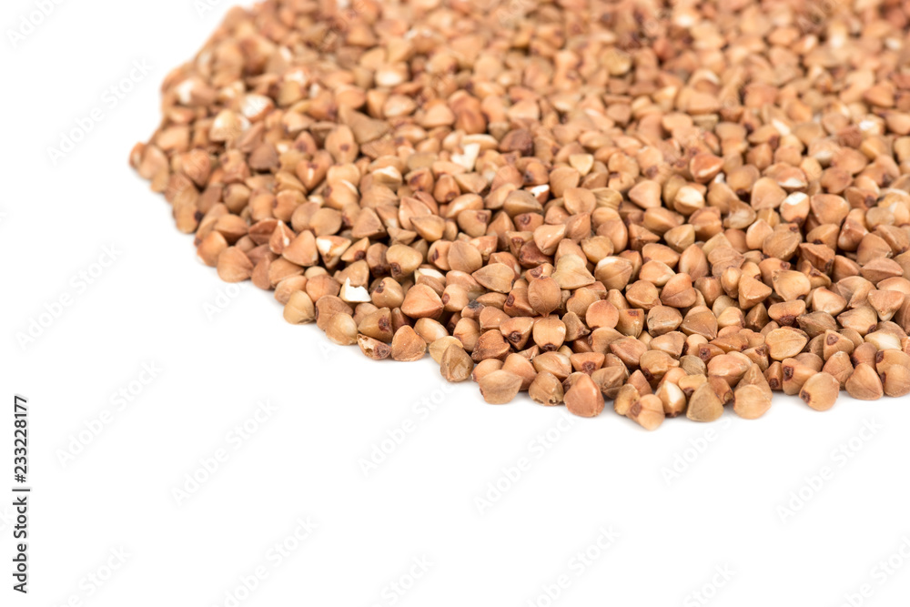 Dry buckwheat grains Dry buckwheat grains