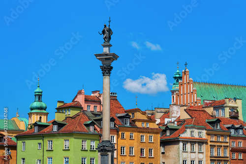 Sigismund Column on Castle Square in Warsaw