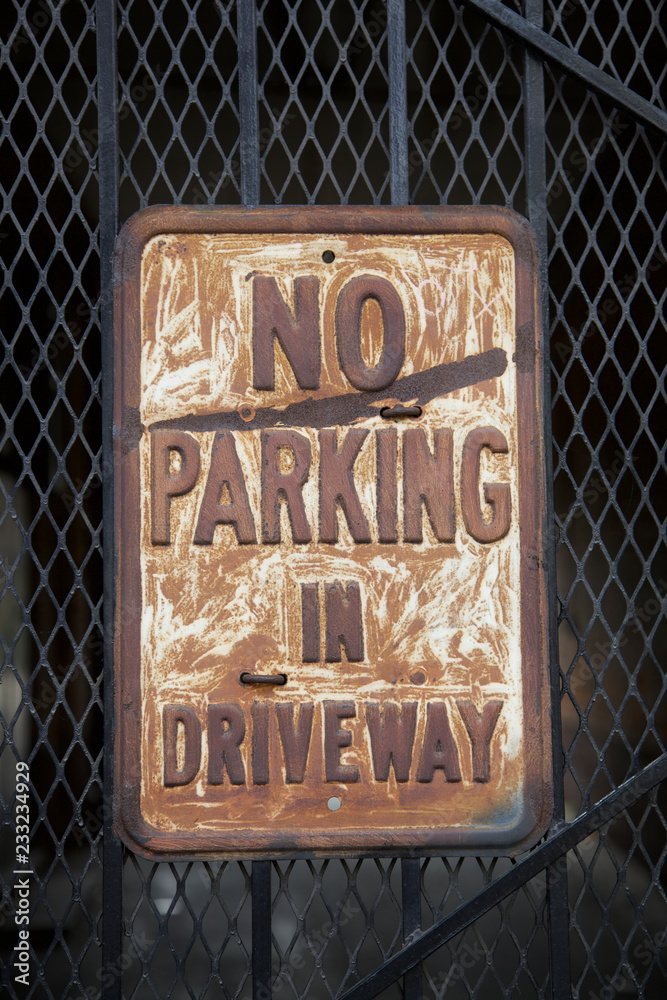 No Parking Sign