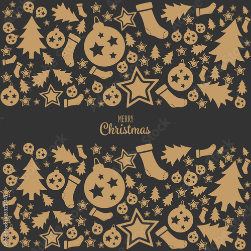 Merry Christmas icon Chrictmas design made in vector