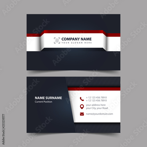 Business Card Design Template.