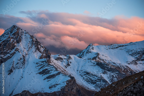 Alpenpanorama in den Bergen