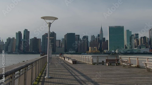 Pan East Side of New York City from Queens Whalf