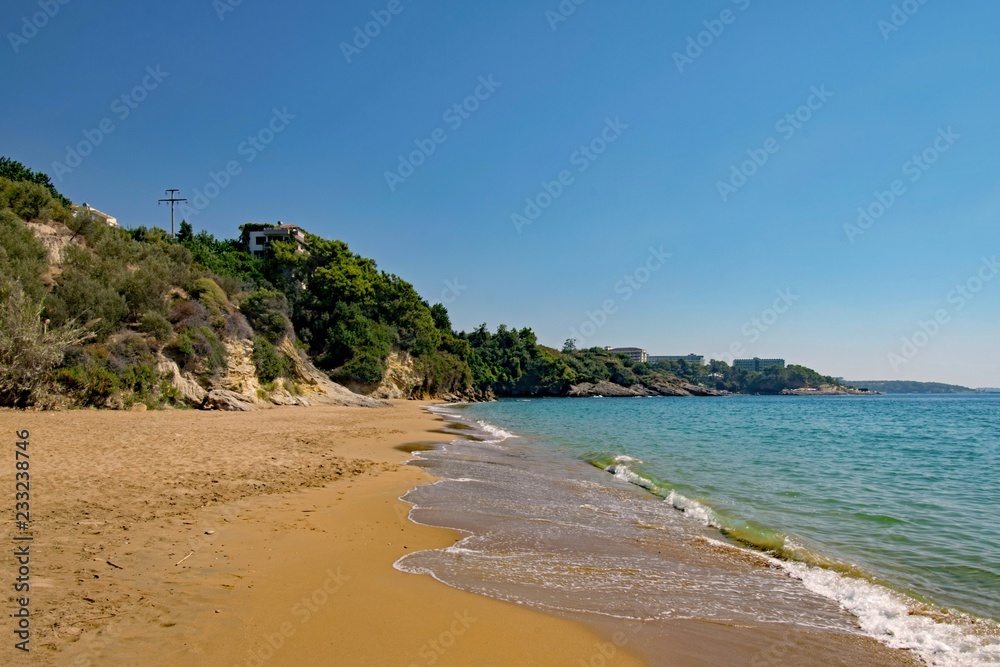 Einsamer Strand bei Incekum, Antalya Province, Türkei 