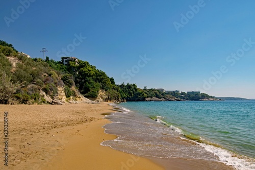 Einsamer Strand bei Incekum, Antalya Province, Türkei 