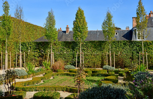 Versailles; France - october 14 2018 : Petit Trianon park in the Marie Antoinette estate photo