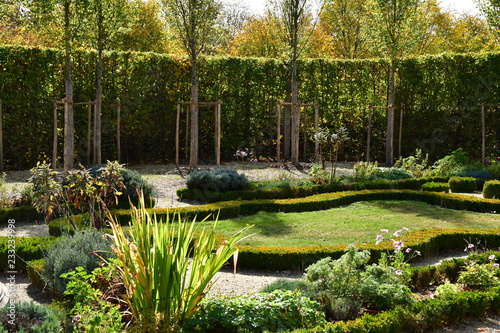 Versailles; France - october 14 2018 : Petit Trianon park in the Marie Antoinette estate photo