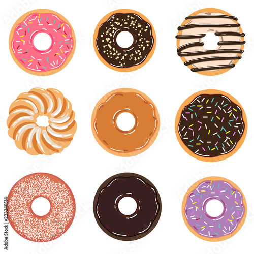 Vector Donut Illustrations