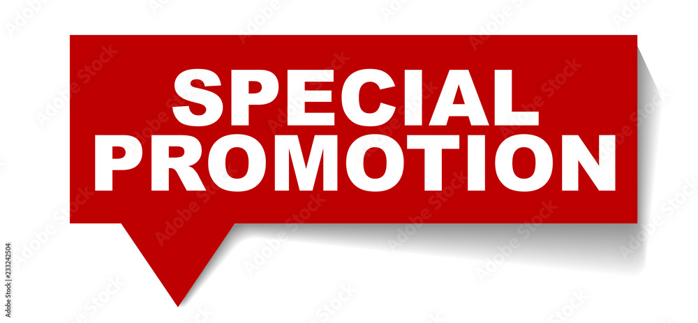 red vector banner special promotion red vector banner special promotion