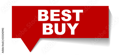 red vector banner best buy