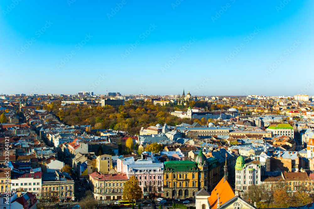 Panorama of the European city