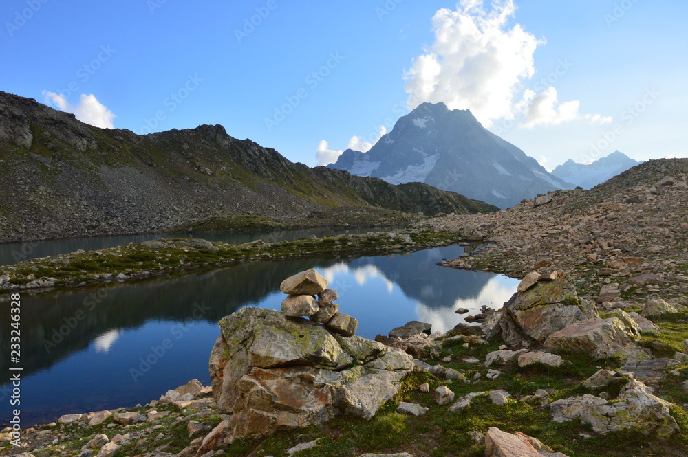 lake in mountains lake in mountains