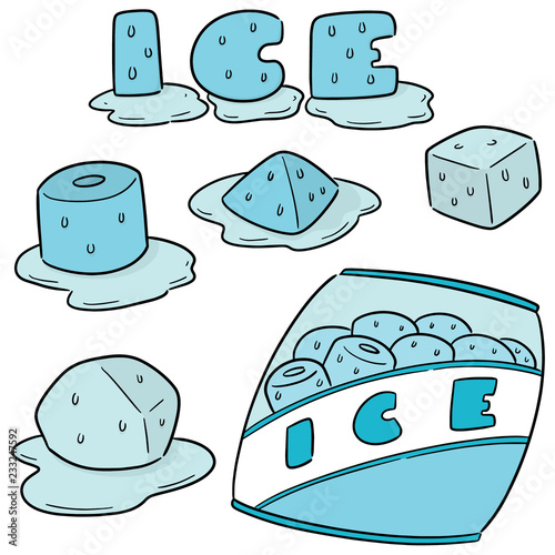vector set of ice