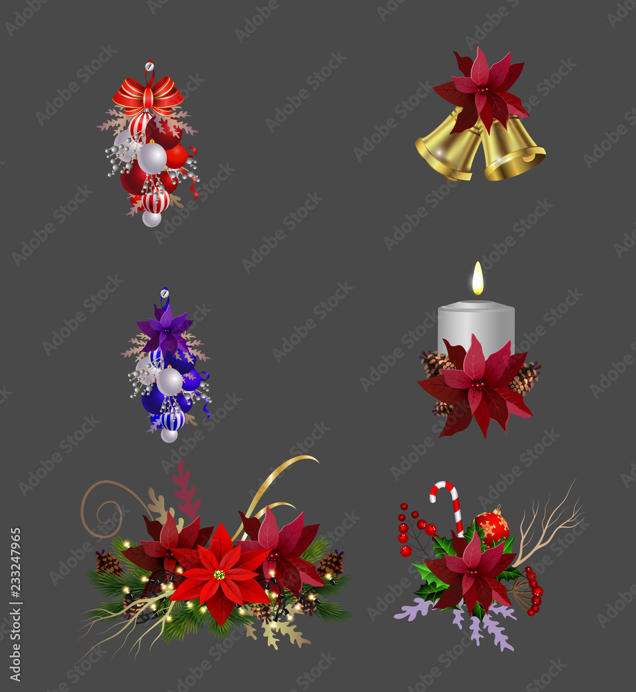 Christmas decoration set Christmas decoration set